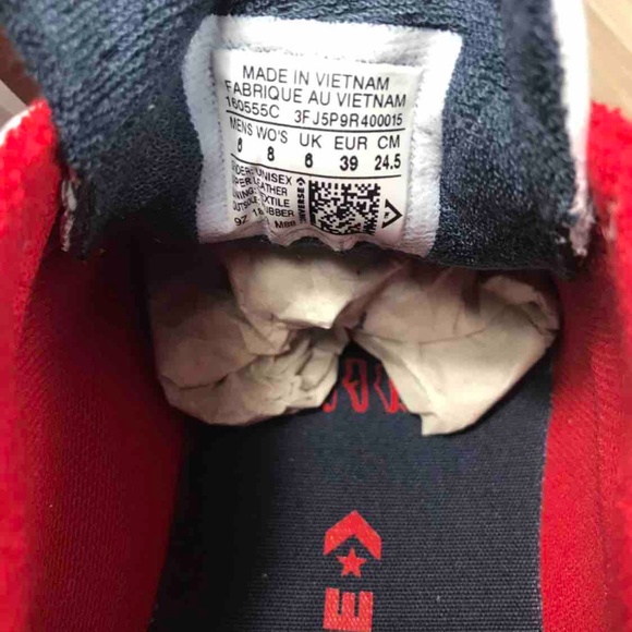 One star Leather OX White Athletic Navy W AUTHENTI - Picture 8 of 8